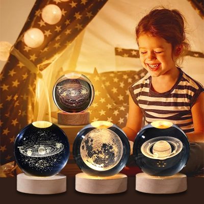 3D Αστρονομική Κρυστάλλινη Σφαίρα με LED Φωτισμό | LUMABALL