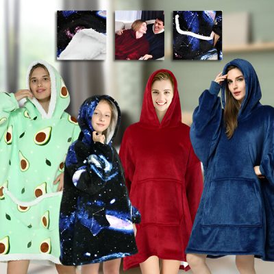 Πουλόβερ και κουβέρτα σε ένα | HOODZIE