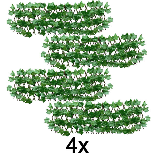 4x Διακοσμητικός και πρακτικός φράχτης για βεράντα και κήπο | GREENFENCE