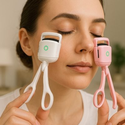 Θερμαινόμενος ψαλιδιστής βλεφαρίδων με επαναφορτιζόμενη μπαταρία USB | GLAMCURLI