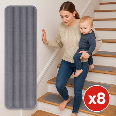 Αντιολισθητικό χαλάκι σκάλας (8 τεμάχια) | STEPRUG