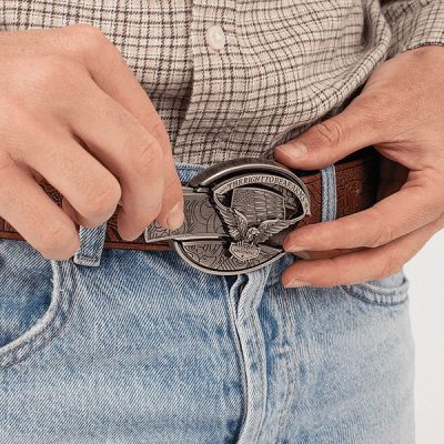 Δερμάτινη ζώνη με κρυφό μαχαίρι | KOWORA